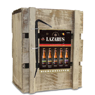 LAZARUS giftpack 5x33cl  Beercontainer