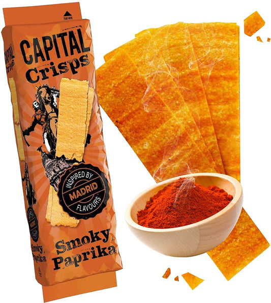 CAPITAL Long crisps smoky paprika  75gr MADRID inspired