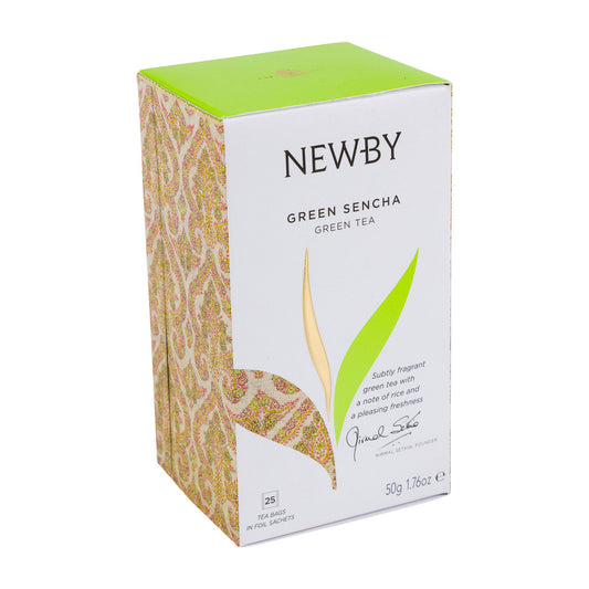 THEE NEWBY GREEN SENCHA 25 bags