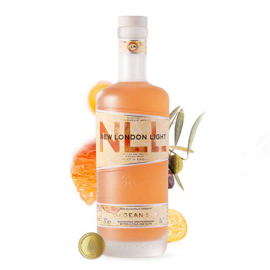 NEW LONDON LIGHT 'AEGEAN SKY ' NON-ALCOHOLIC APERITIF 70CL