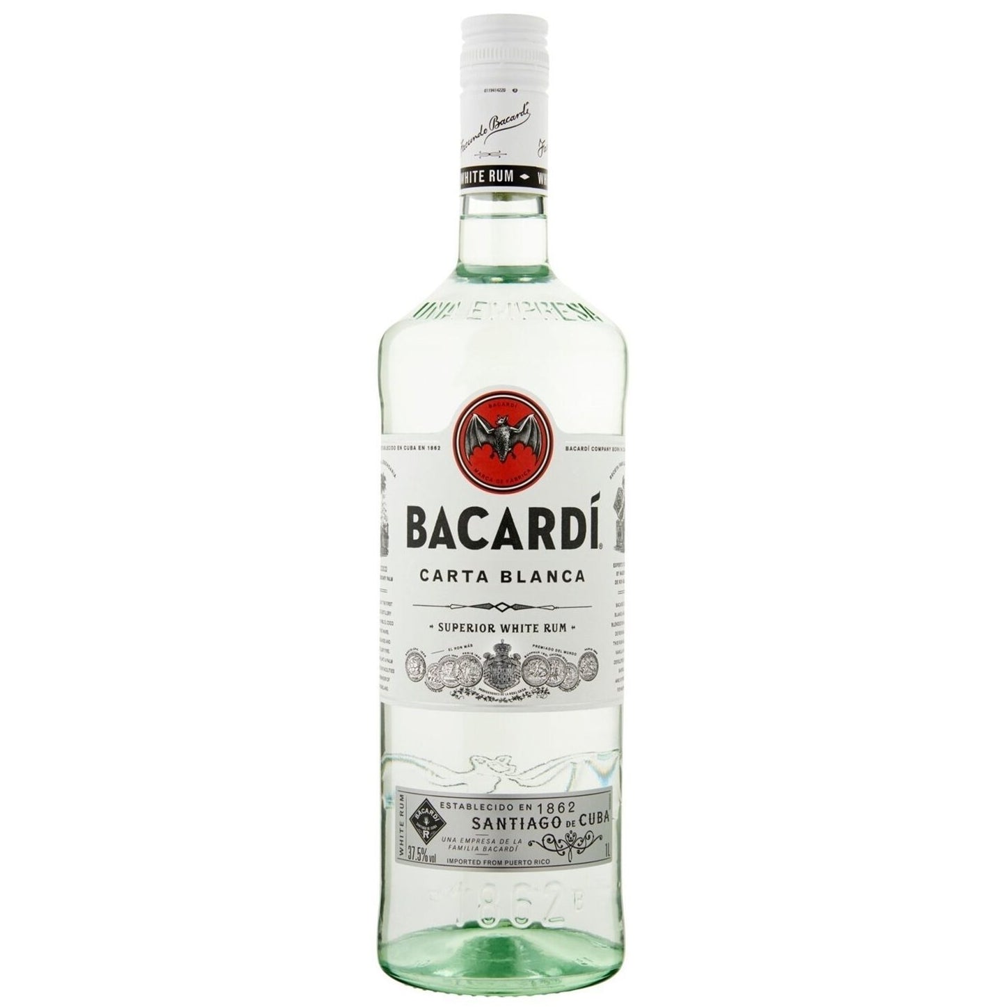 BACARDI WHITE CARTA BLANCA 37.5% 100cl