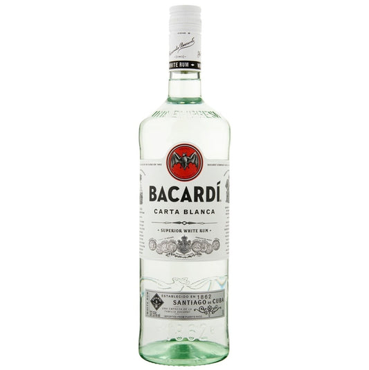 BACARDI WHITE CARTA BLANCA 37.5% 100cl