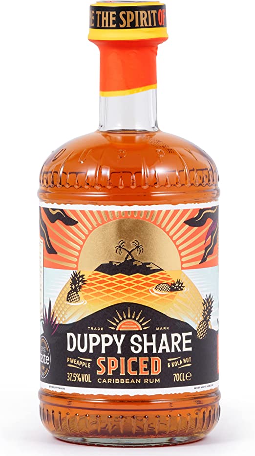 RUM DUPPY SHARE SPICED CARIBBEAN 37,5% 70cl