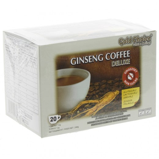 GINSENG KOFFIE ONGEZOET DOOS 20 X 20 GR