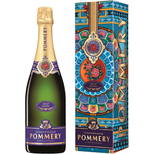 CHAMP POMMERY BRUT ROYAL GIFTBOX 75cl