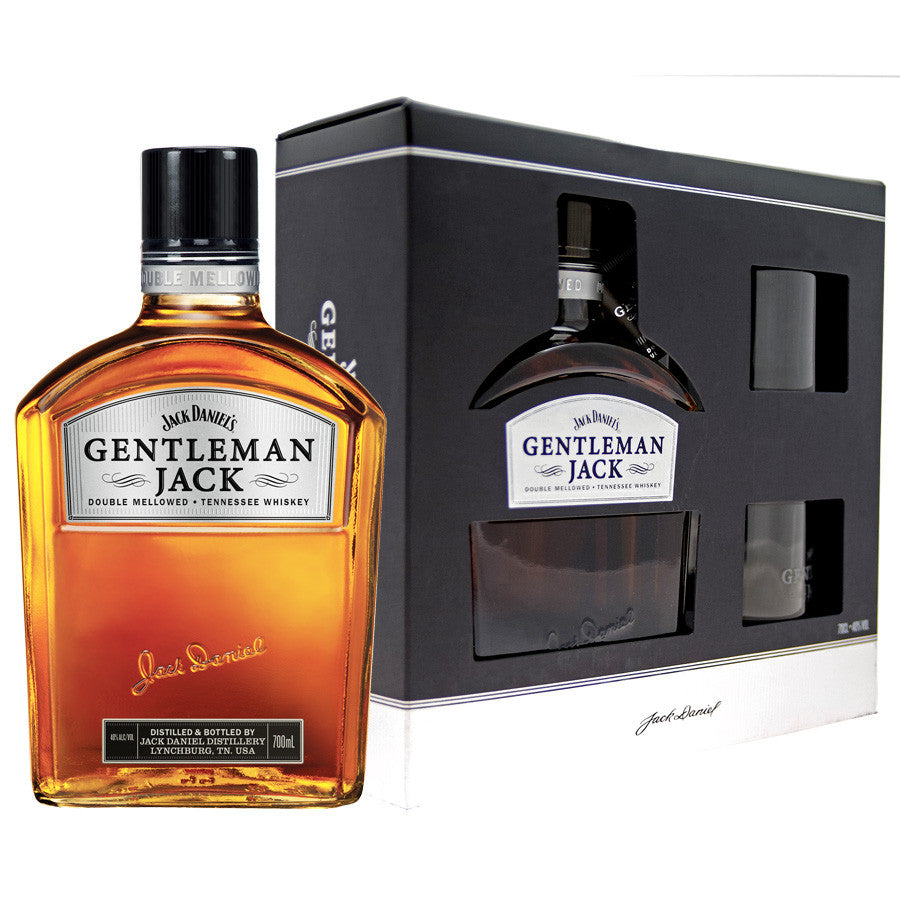 WH JACK DANIELS GENTLEMAN JACK 40% 70cl + 2 glazen