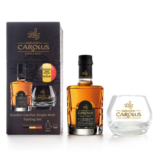 WH GOUDEN CAROLUS Single malt tasting set 1 single malt 20cl+1 glas