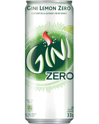 GINI ZERO SLEEK CAN 33cl