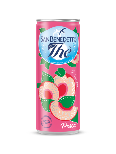 SAN BENEDETTO TEA PEACH can 33cl