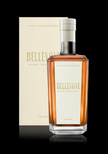 WH BELLEVOYE BLANC (sauternes finish) triple Malt Francais