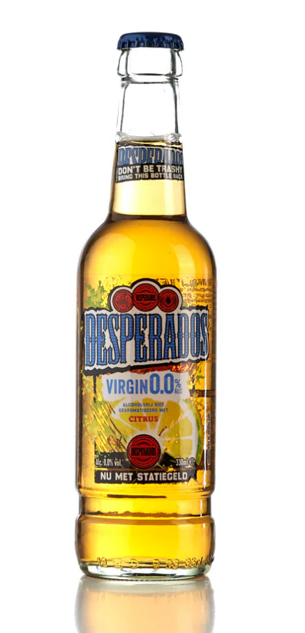 DESPERADOS Virgin 0,0% BAK 33cl (zwart b