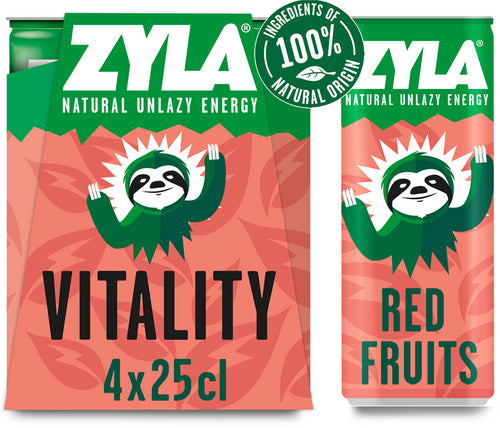 ZYLA VITALITY RED FRUITS blik 25 cl