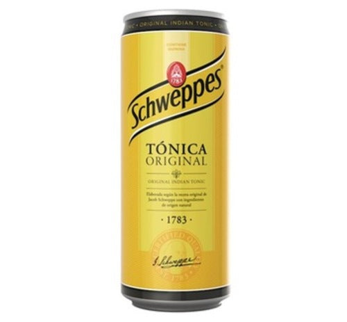 SCHWEPPES TONIC SLEEK CAN 33cl