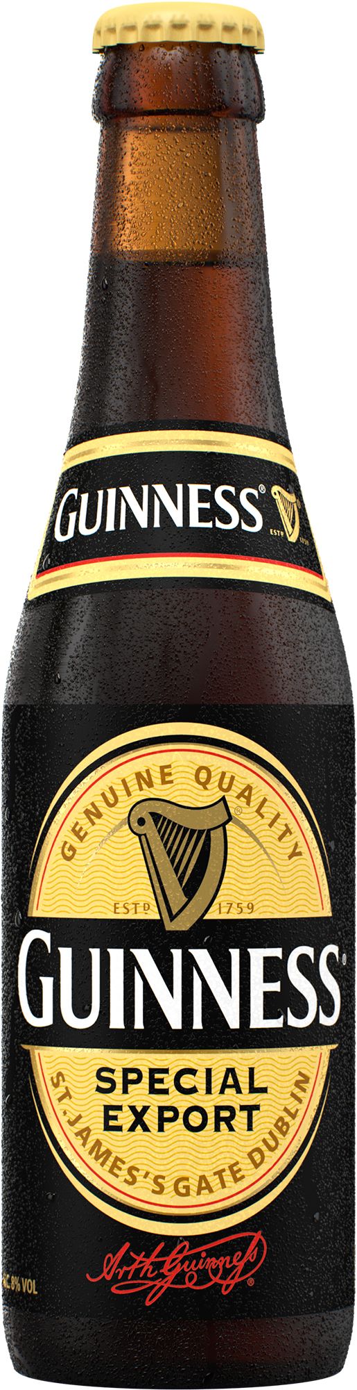 GUINNESS 8% 33cl Special export