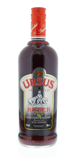 VODKA URSUS RED 21% 70cl vervangt Xarov red uitputting