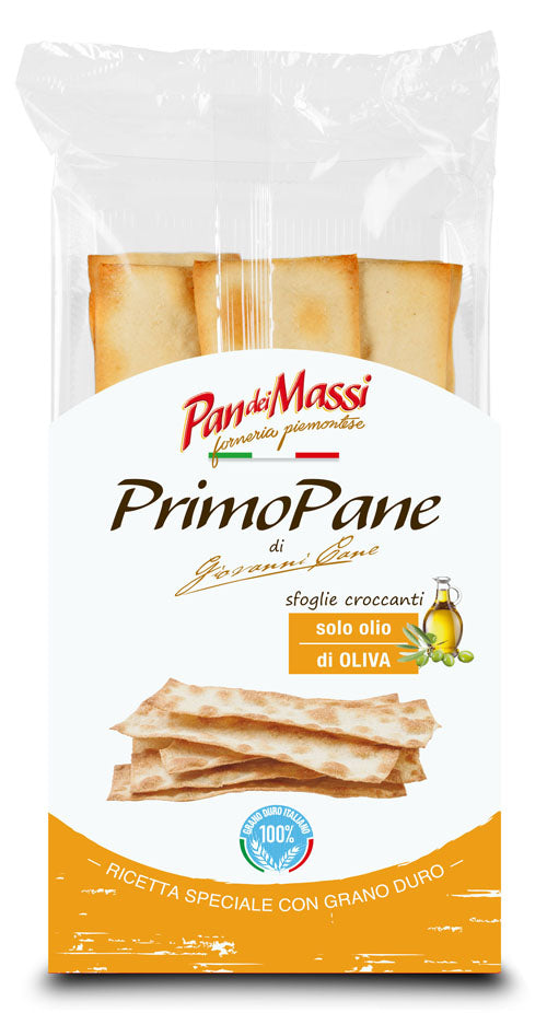 PRIMO PANE TOAST OLIJFOLIE 140gr Pan Dei Massi