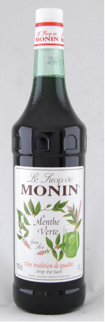 MONIN Siroop Groene MUNT 100cl (pet)