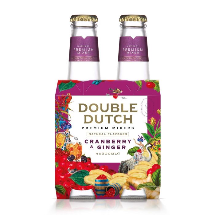 DOUBLE DUTCH Cranberry & Ginger Tonic Water 20cl OW