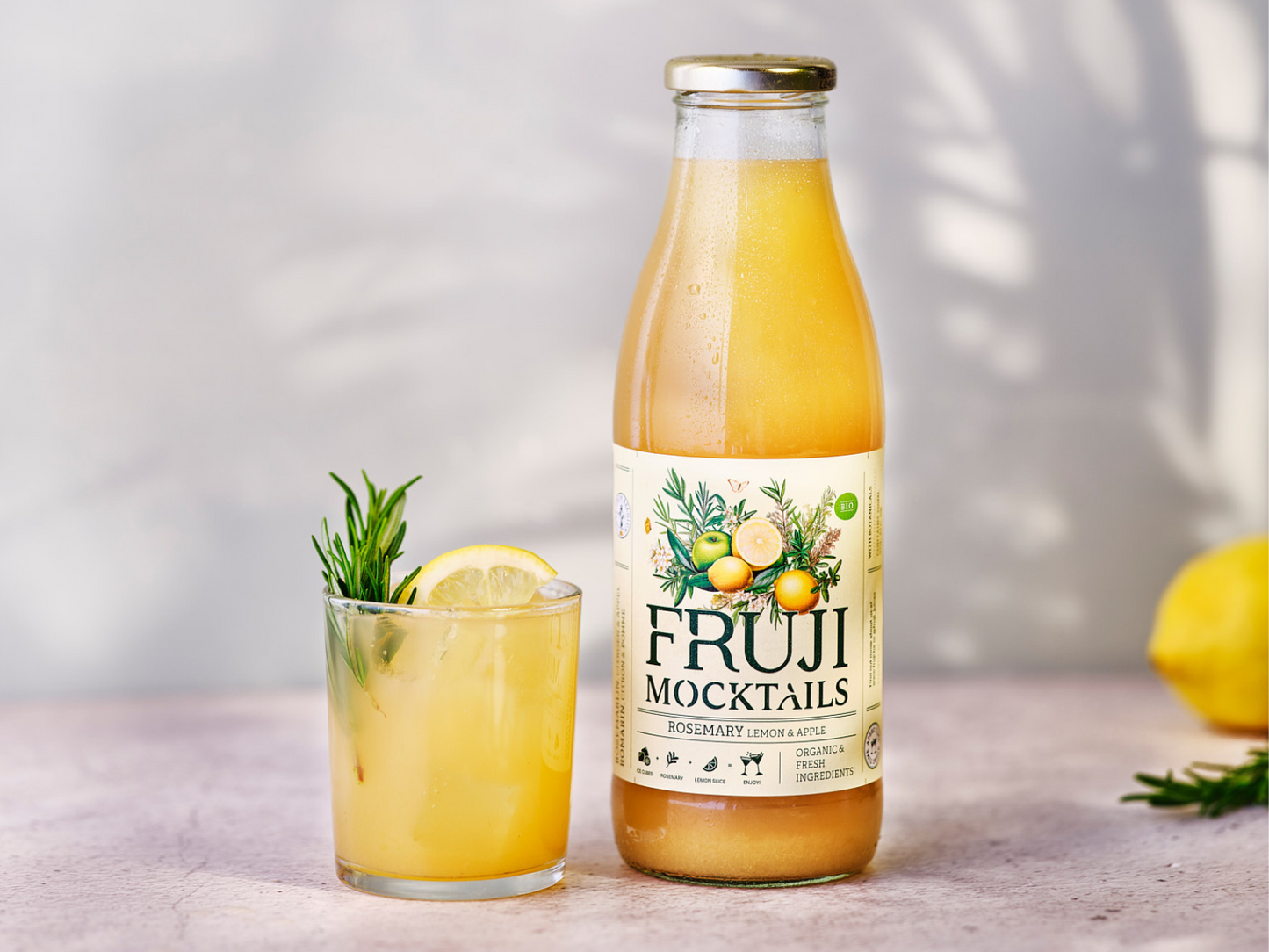 FRUJI Citroen Rozemarijn Mocktail OW 75cl