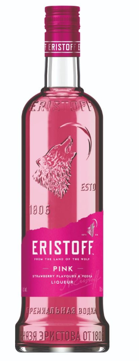 VODKA ERISTOF PINK 18% 70cl