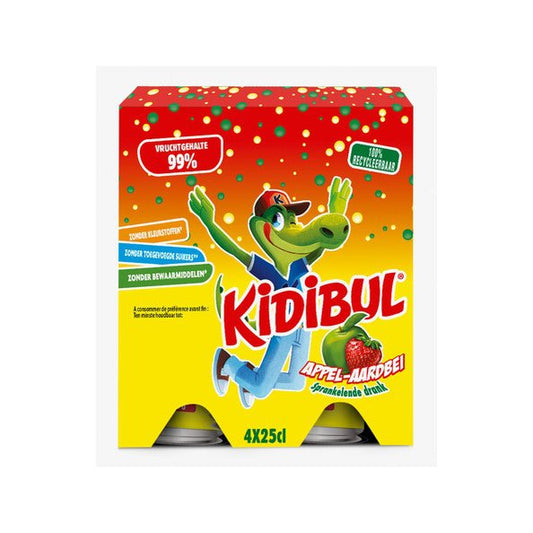 KIDIBUL APPEL-AARDBEI 25 CL BLIK